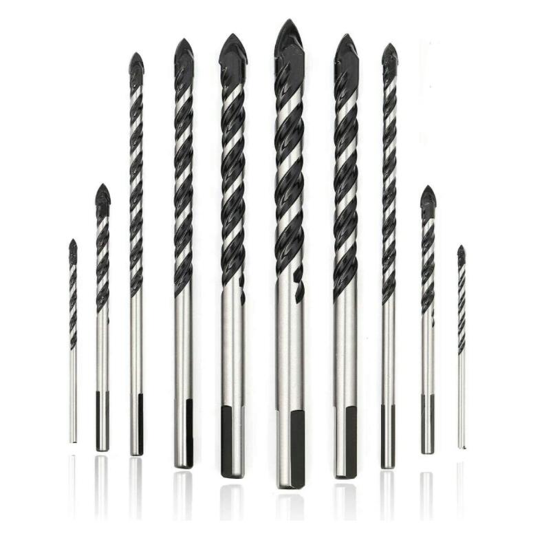 Triangular handle multifunction drill bits