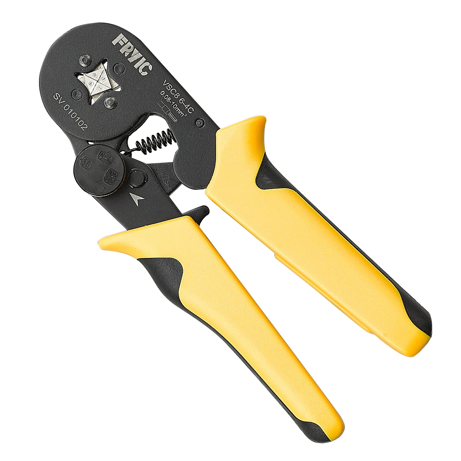 Square Crimping Plier VSC8 6-4C Used for 28-8 AWG Vinyl-Insulated Cord End Terminals 